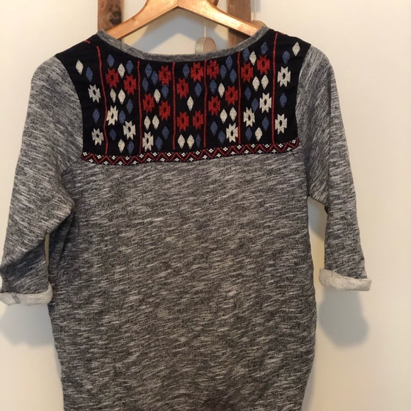 Grey Embroidered Sweatshirt - Picture 5 of 5